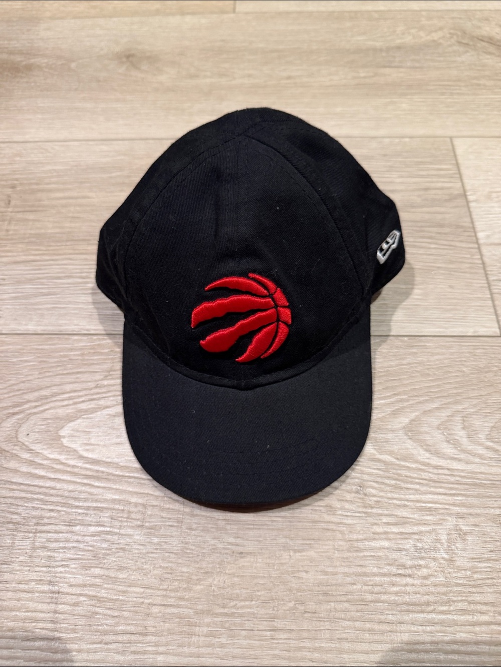 Toddler New Era Hat with Red Raptors Logo